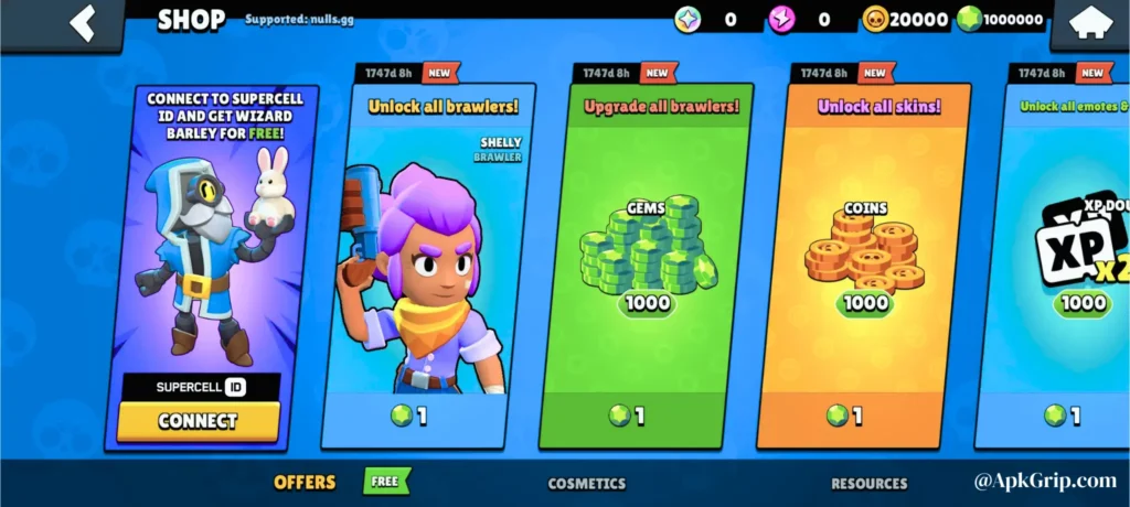 Features Of Null’s Brawl APK