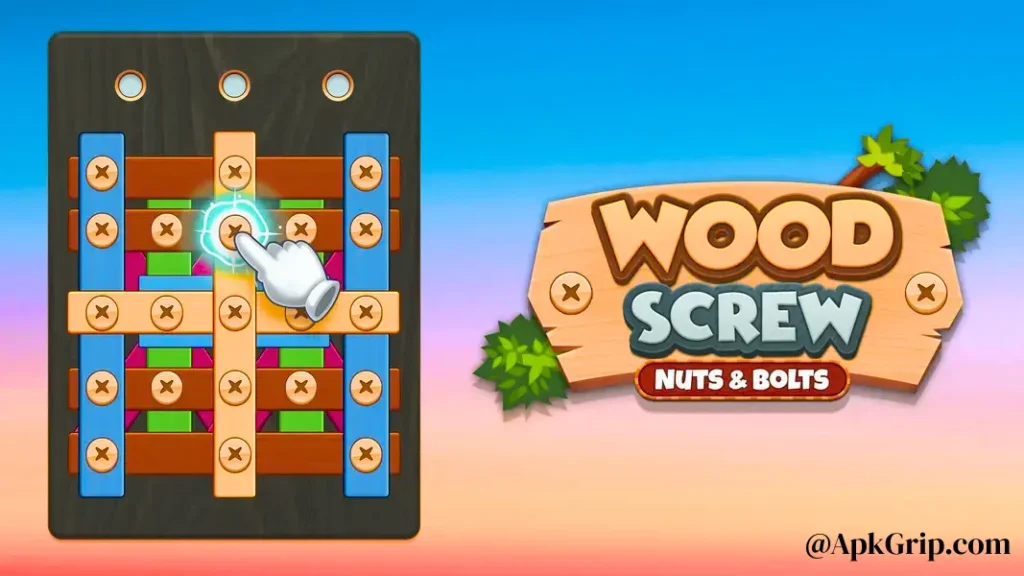 Features Of Color Wood Screw MOD APK