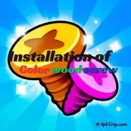 Installtion of color wood screw mod apk 