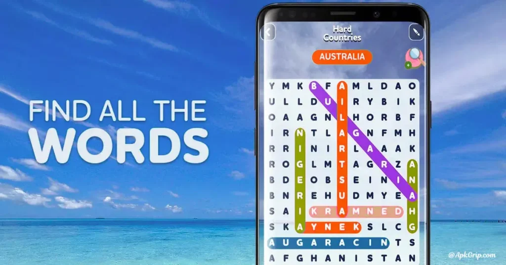 introduction of Word Search mod apk