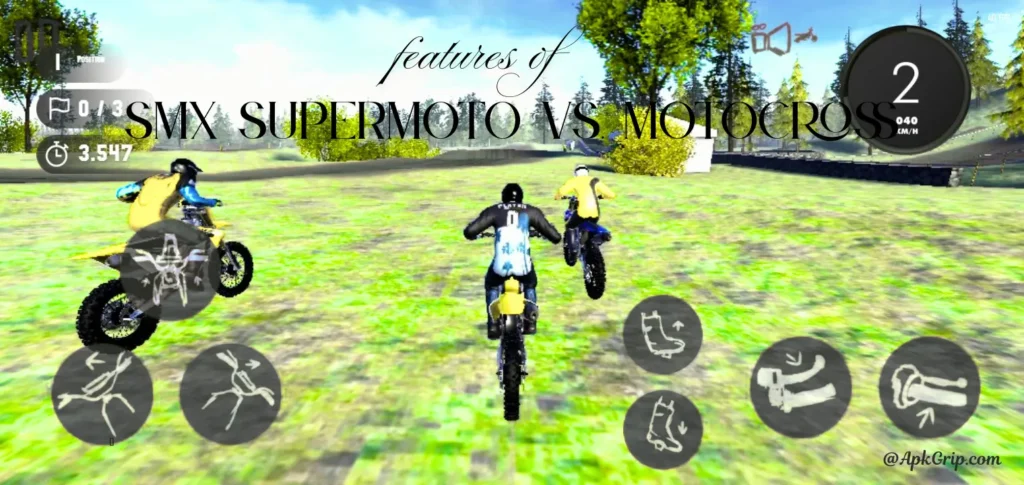 features of SMX Supermoto Vs. Motocross