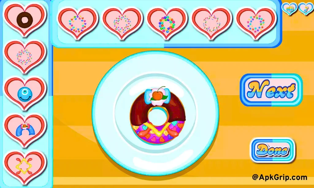 Decorate with All Toppings & Tools features