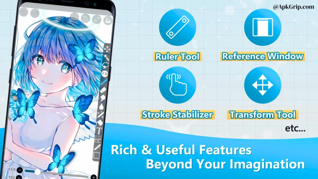 Features Of ibis Paint X Mod APK